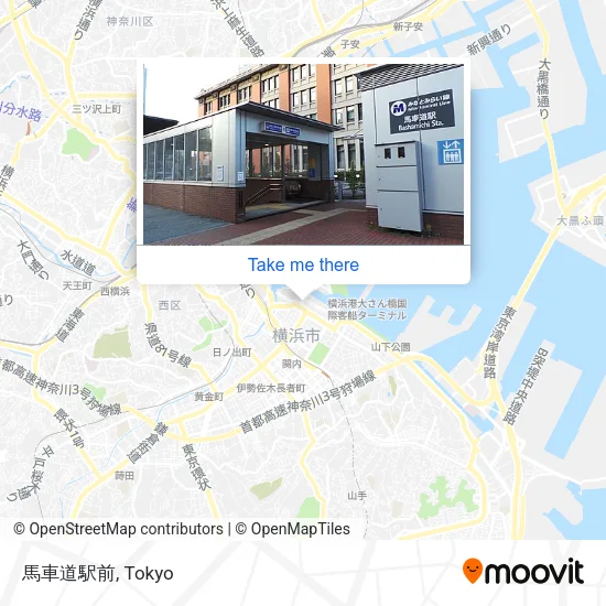 馬車道駅前 map