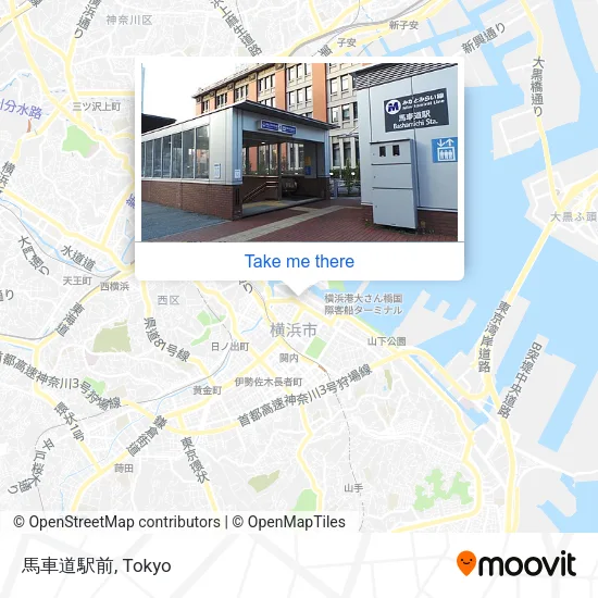 馬車道駅前 map