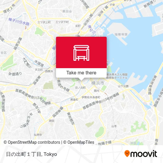 日の出町１丁目 map