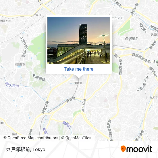 東戸塚駅前 map