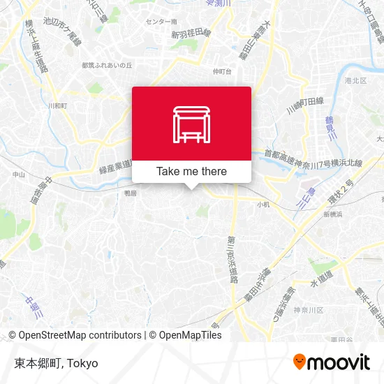 Higashi-Hongo-cho map