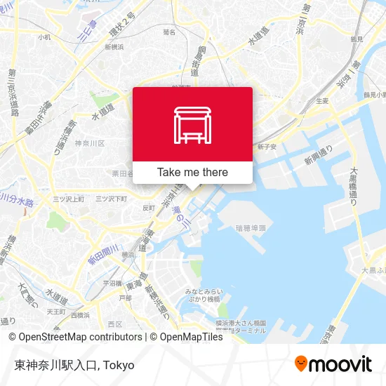 東神奈川駅入口 map