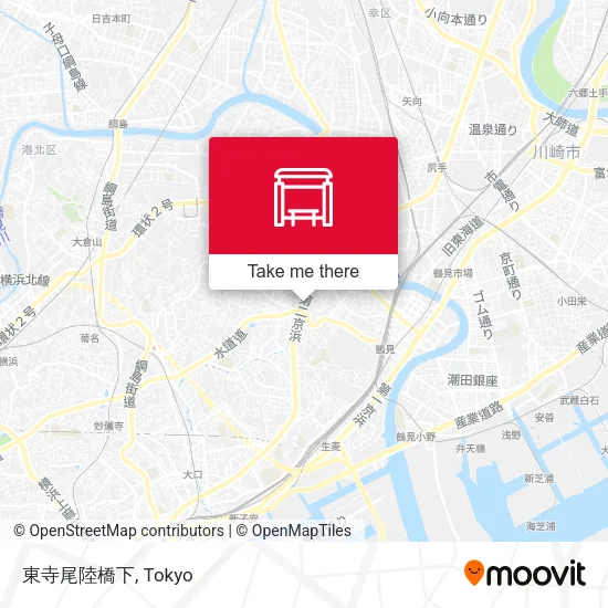 東寺尾陸橋下 map