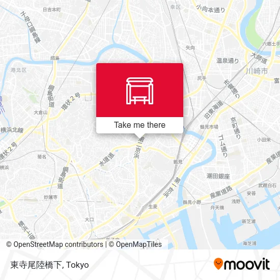 Under Higashi-Terao Overpass map