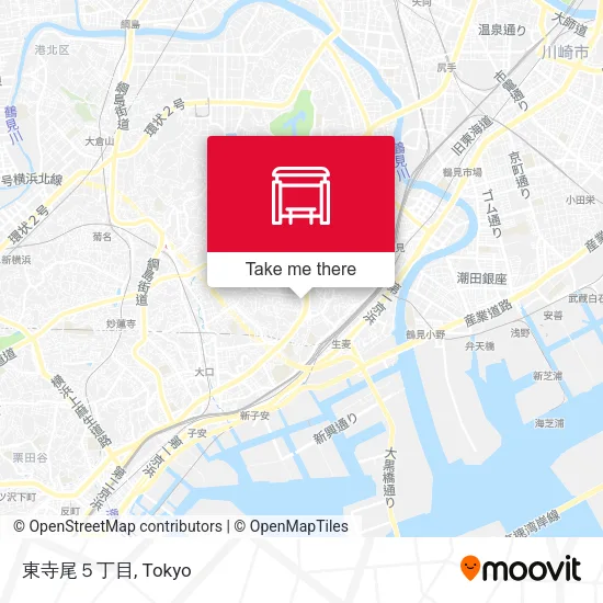 Higashi Terao 5-chome map