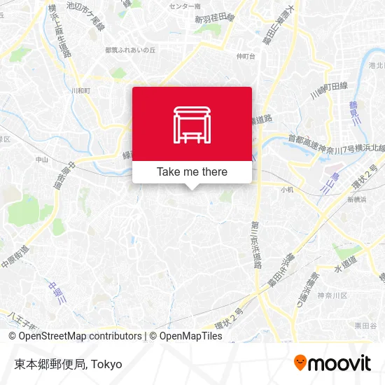 Higashi-Hongo Post Office map