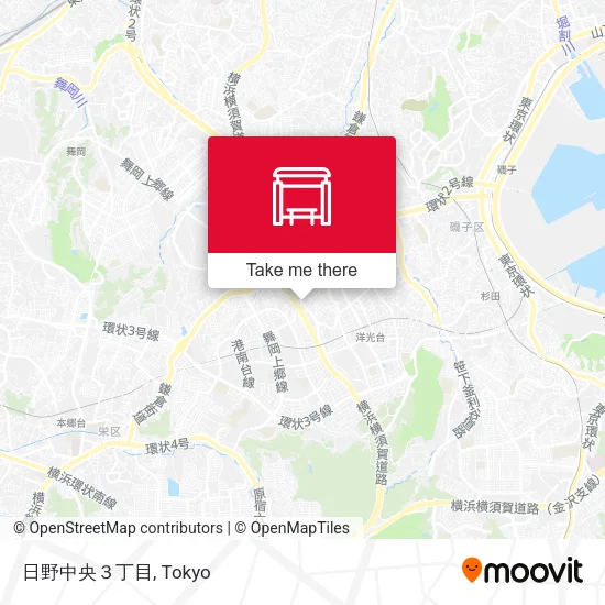 Hino-Chuo 3-chome map