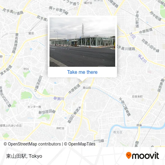 東山田駅 map