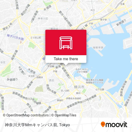 神奈川大学Mmキャンパス前 map