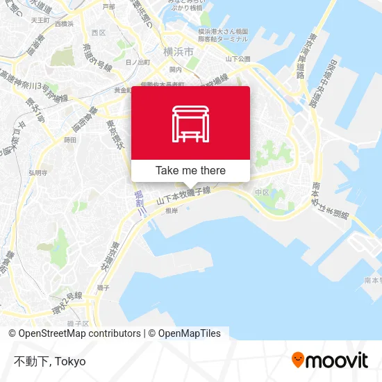 不動下 map