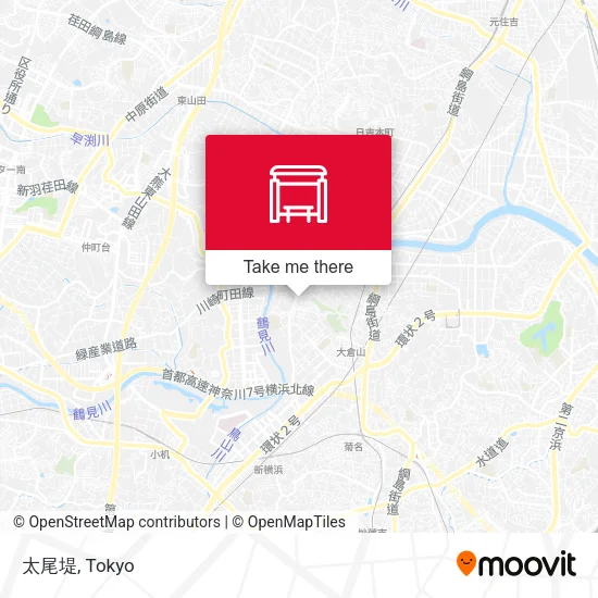 太尾堤 map