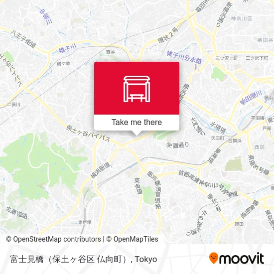 富士見橋（保土ヶ谷区 仏向町） map