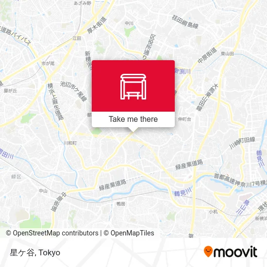 Hoshigaya map
