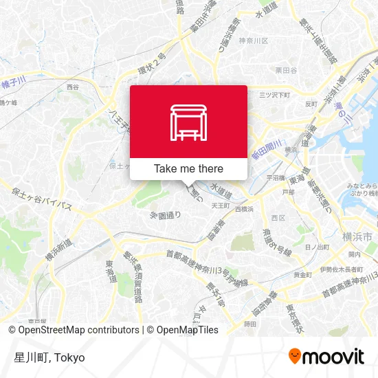星川町 map