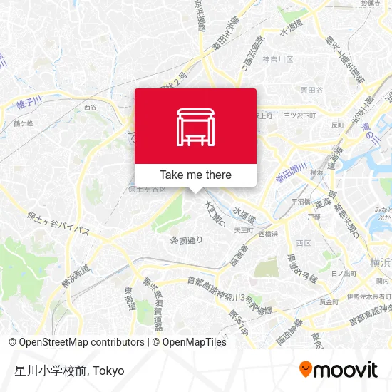 星川小学校前 map