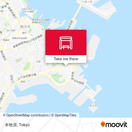 本牧原 map