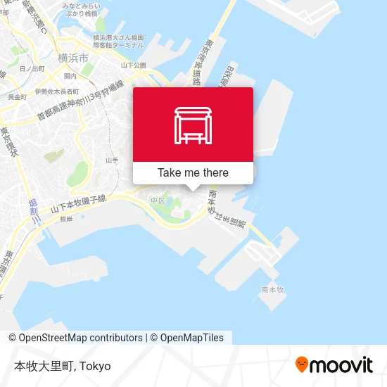 Honmoku Osato-cho map