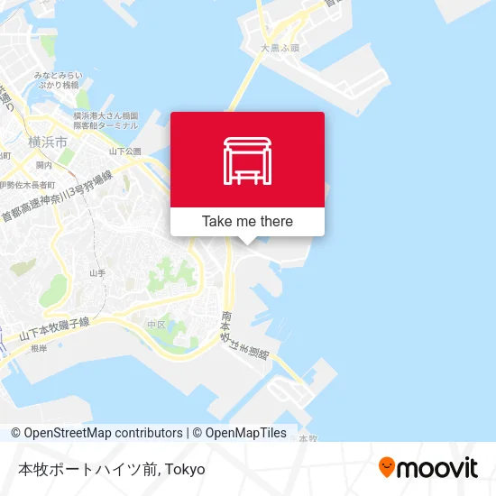 Honmoku Port Heights Front map