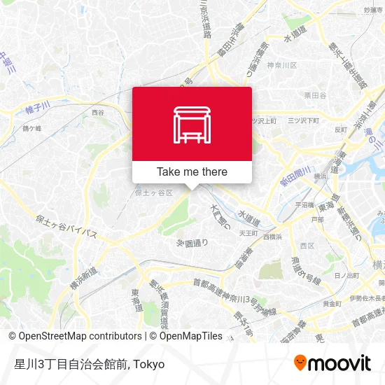 星川3丁目自治会館前 map