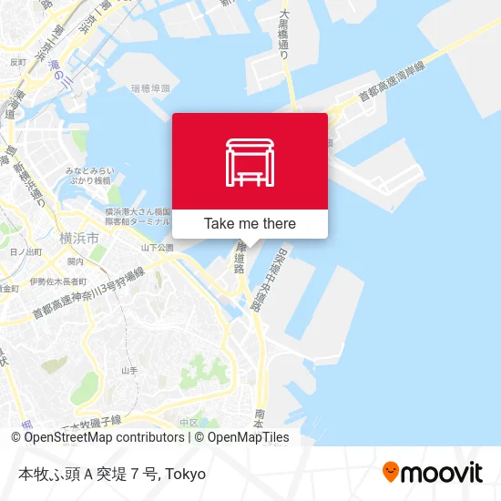 本牧ふ頭Ａ突堤７号 map