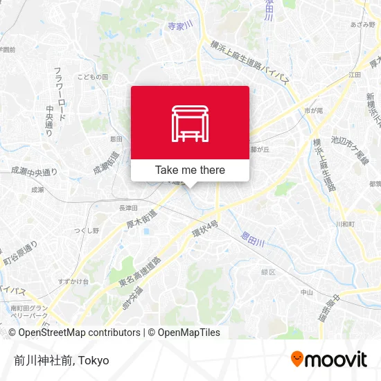 Maekawa Shrine Mae map