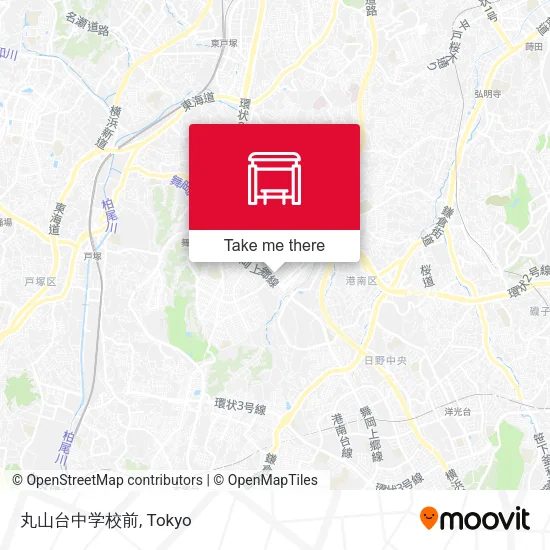 丸山台中学校前 map