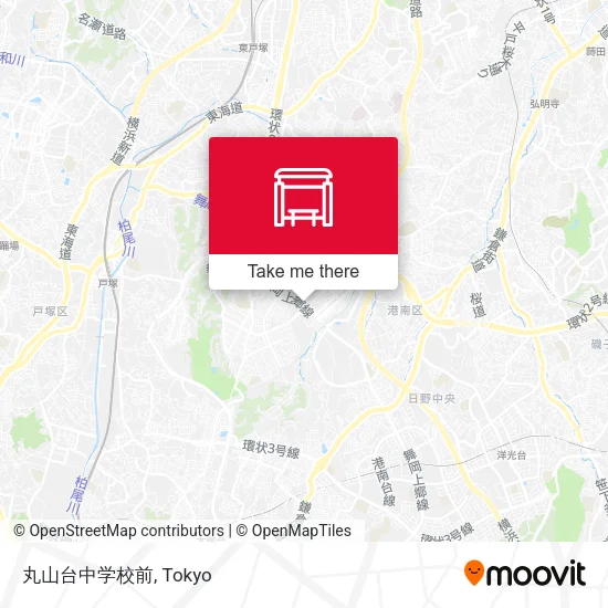 丸山台中学校前 map