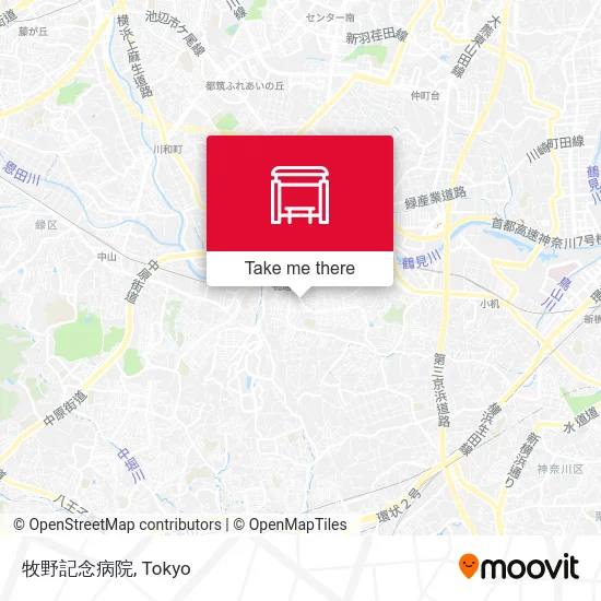 牧野記念病院 map