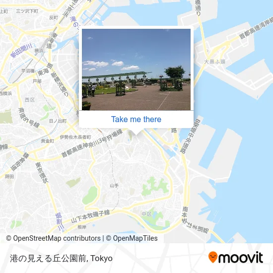 港の見える丘公園前 map