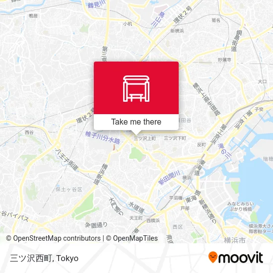 三ツ沢西町 map