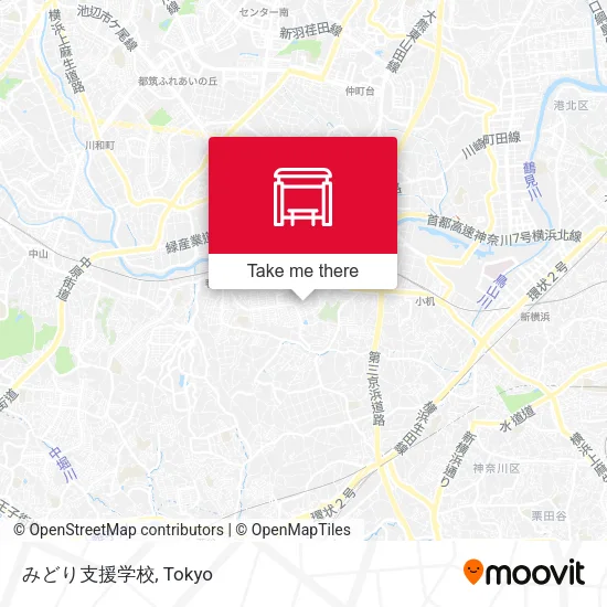 みどり支援学校 map
