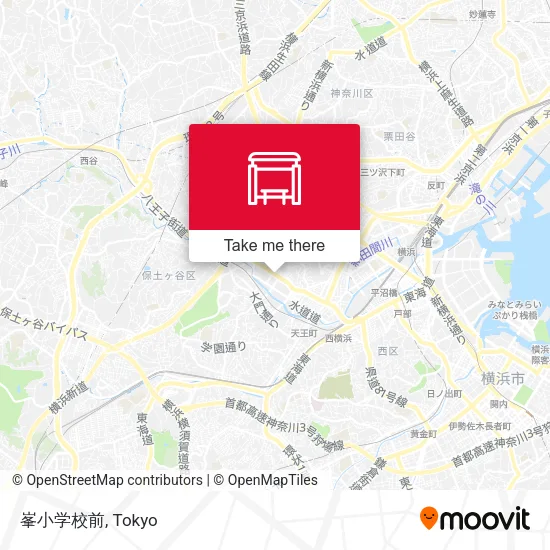 峯小学校前 map