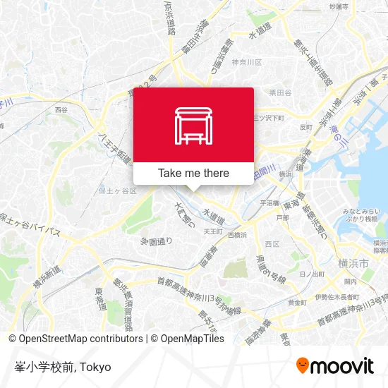 峯小学校前 map