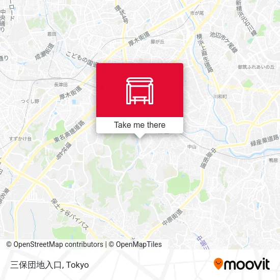 三保団地入口 map