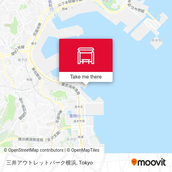 Mitsui Outlet Park Yokohama map