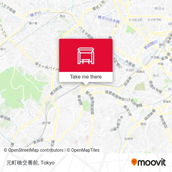 元町橋交番前 map