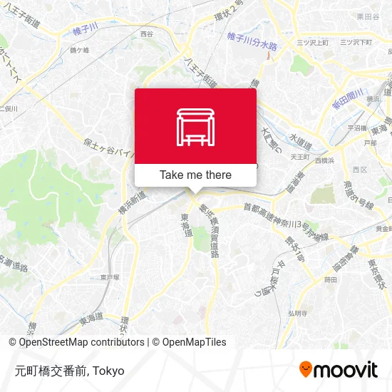 Motomachi Bridge Police Box map