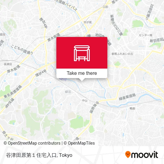 谷津田原第１住宅入口 map