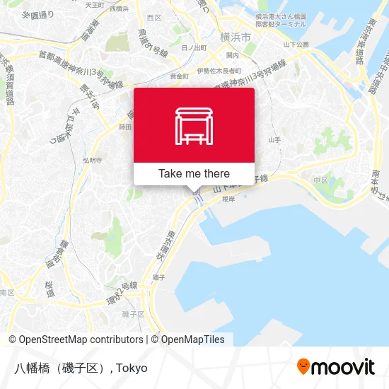 八幡橋（磯子区） map