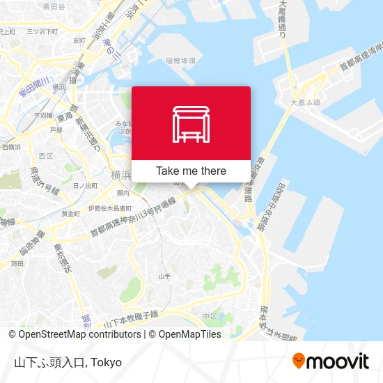 山下ふ頭入口 map