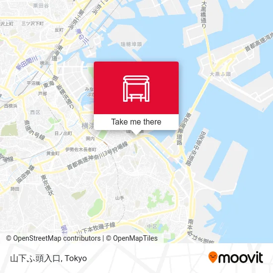 山下ふ頭入口 map
