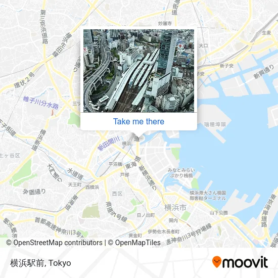 横浜駅前 map