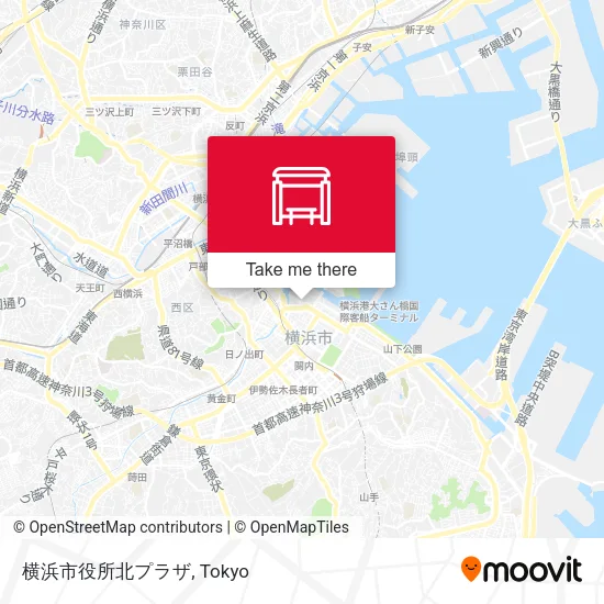横浜市役所北プラザ map