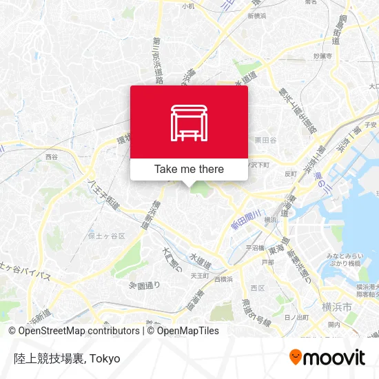 陸上競技場裏 map