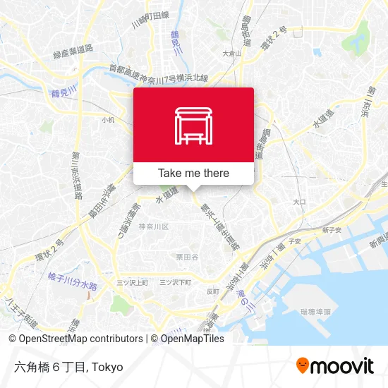 Rokkakubashi 6-chome map