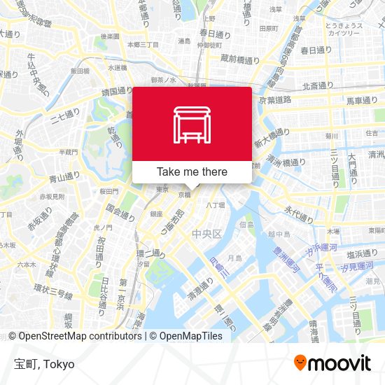 宝町 map