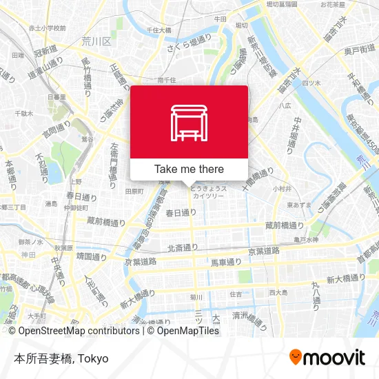 本所吾妻橋 map