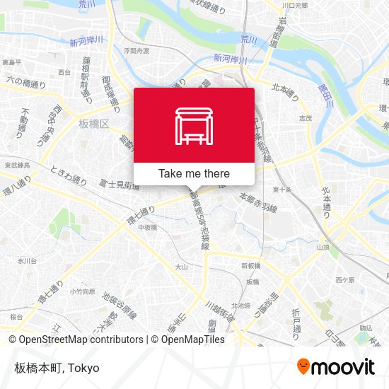 板橋本町 map