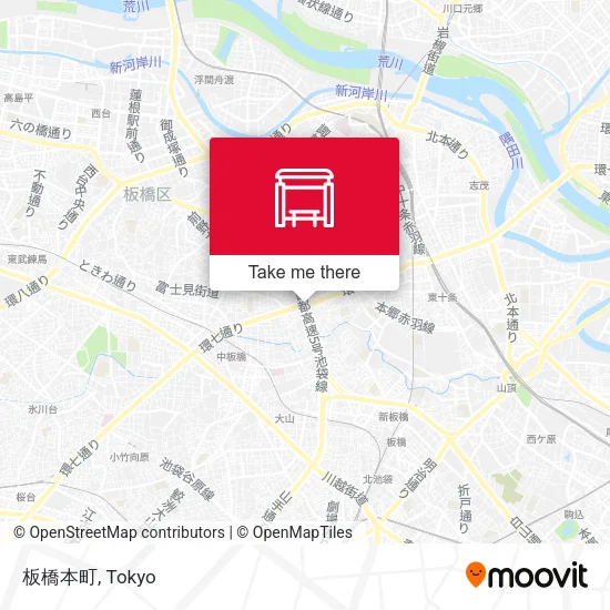 板橋本町 map
