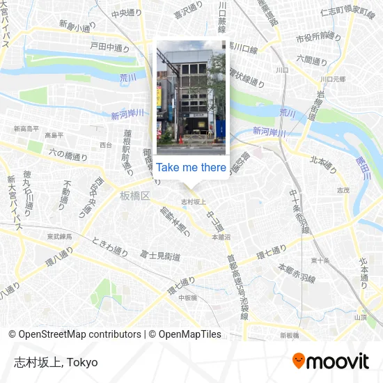 志村坂上 map